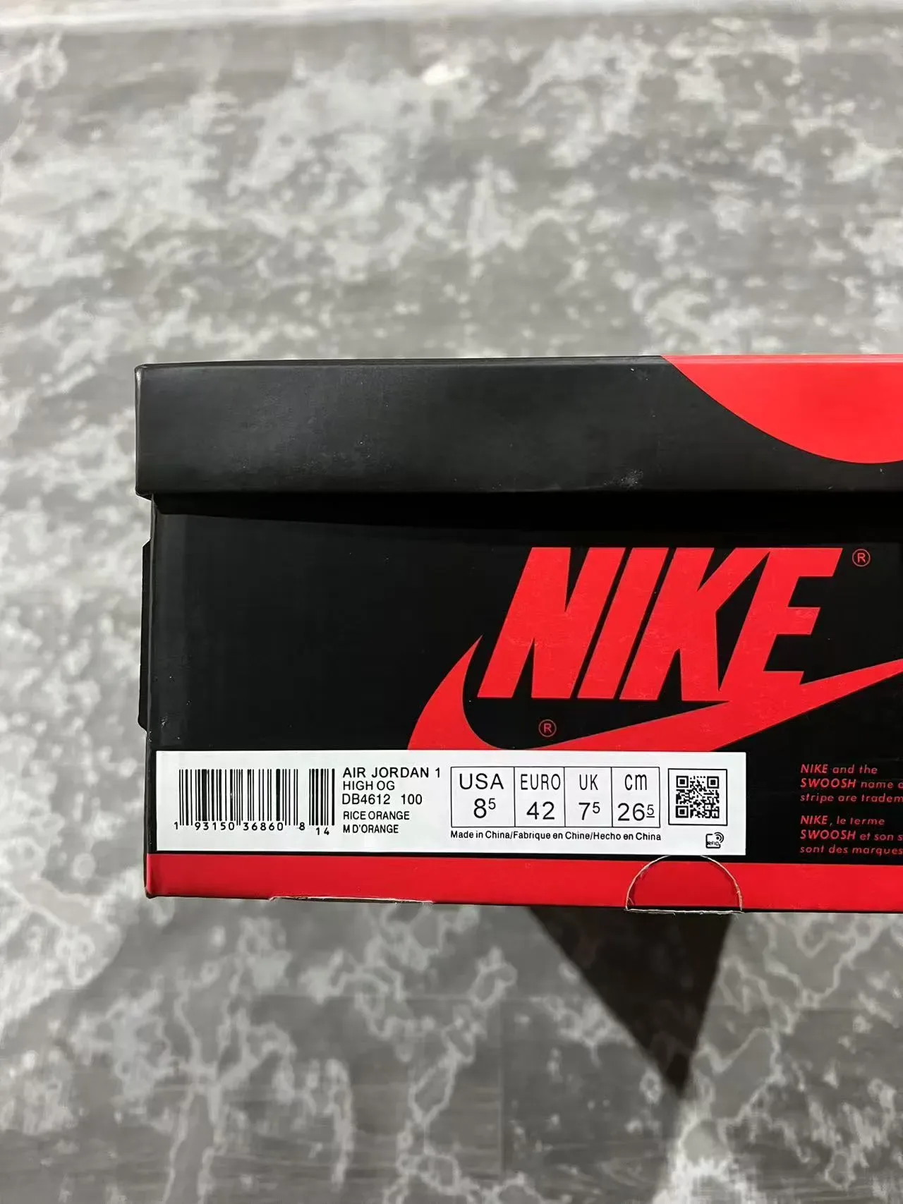 Air Jordan 1 米白红 高帮 皮革麂皮 篮球鞋 10