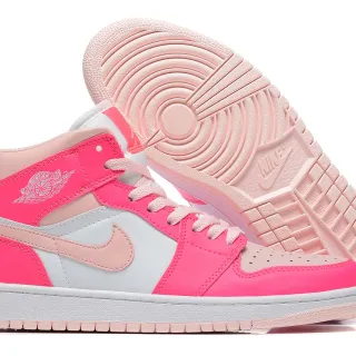 Air Jordan 1 High Zapatos de Baloncesto Rosa y Blanco