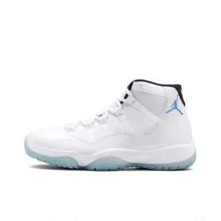 Air Jordan 11 أحذية كرة السلة أبيض أزرق فاتح سولا شفافة