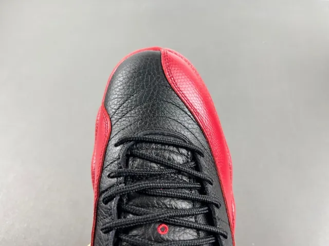 Air Jordan 12 काले और लाल बास्केटबॉल जूते 6