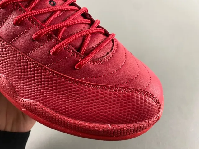 Tênis de basquete Air Jordan 12 vermelho monocromático 2