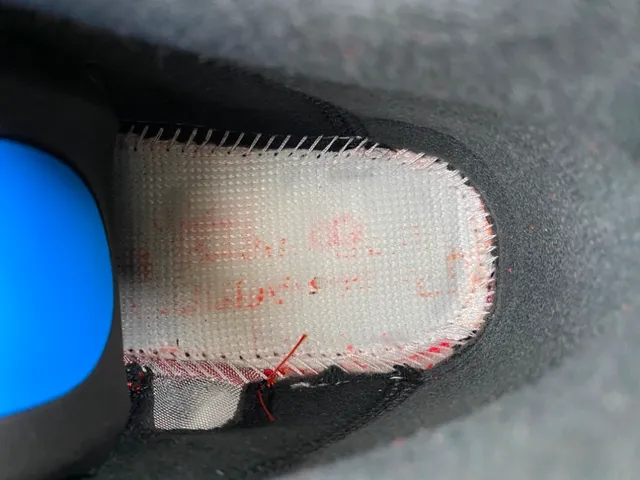 Tênis de basquete Air Jordan 14 Ferrari em camurça vermelha 8