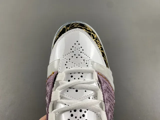 Air Jordan 22 Lavanda e Branco Tênis de Basquete Acolchoados 5
