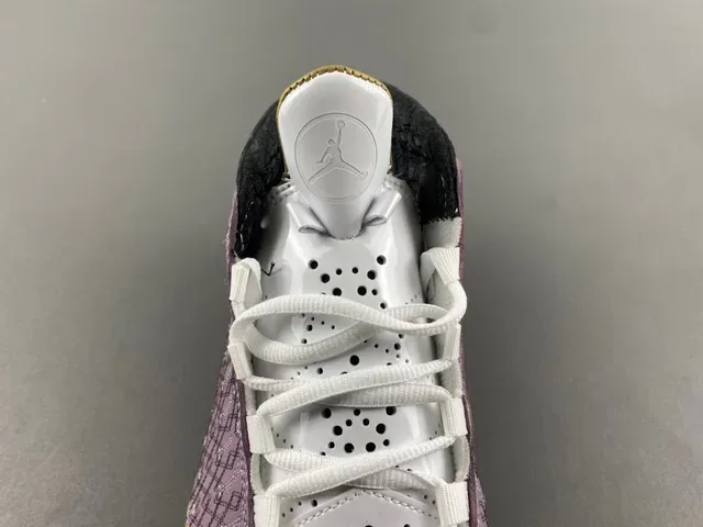 Air Jordan 22 Lavanda e Branco Tênis de Basquete Acolchoados 6