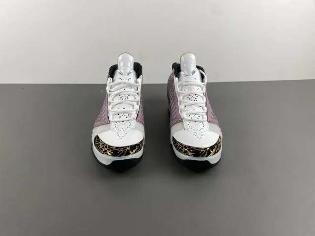 Air Jordan 22 Lavanda e Branco Tênis de Basquete Acolchoados 11