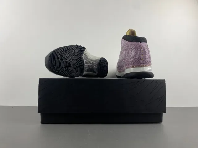 Air Jordan 22 Lavanda e Branco Tênis de Basquete Acolchoados 16