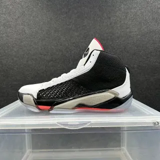 Air Jordan 38 ব্ল্যাক রেড হাই-টপ মেশ আপার বাস্কেটবল জুতো