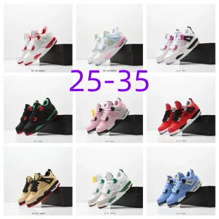 Tênis de basquete Air Jordan 4 branco e vermelho
