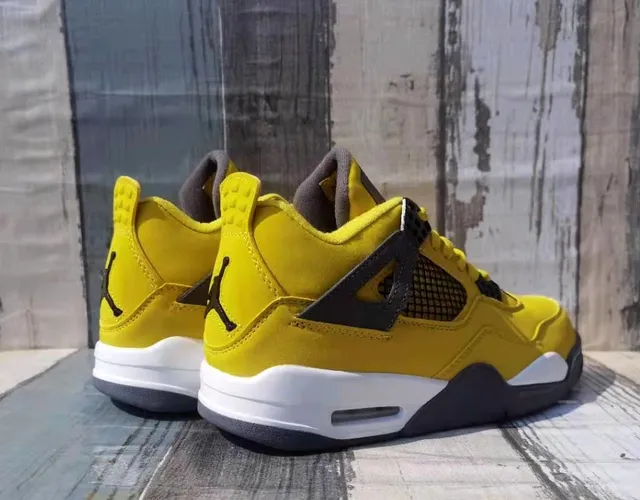 Air Jordan 4 হলুদ বাস্কেটবল জুতা 2