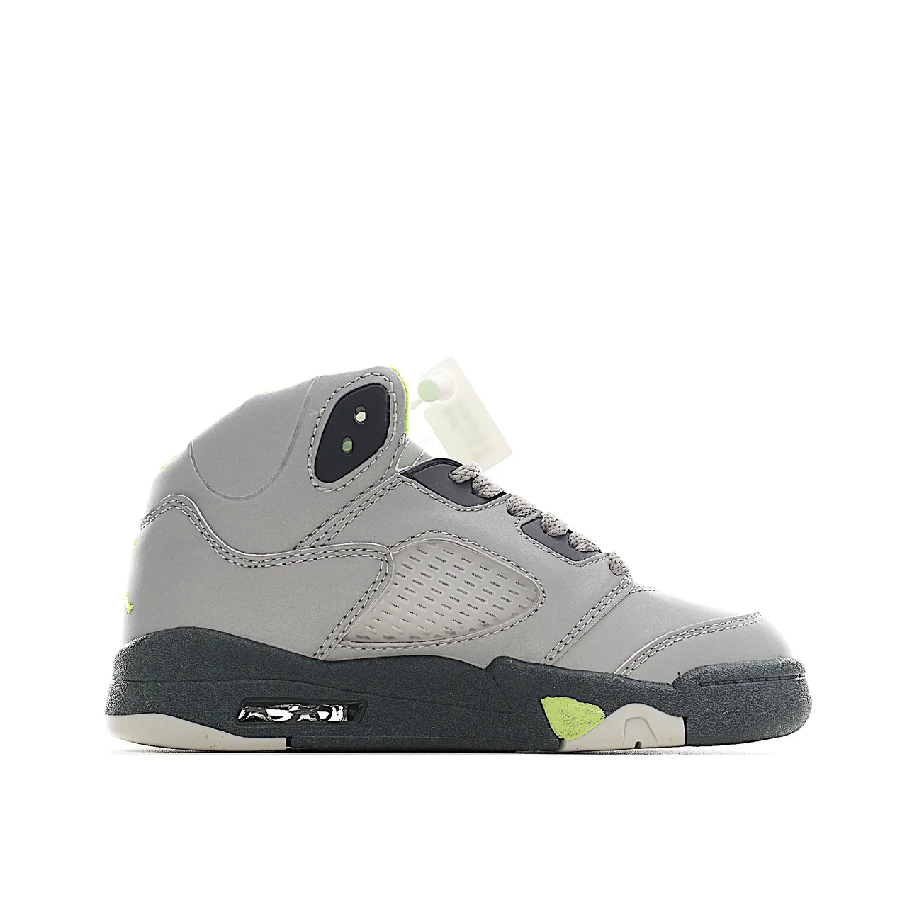 حذاء كرة السلة Air Jordan 5 أبيض أسود أحمر 14
