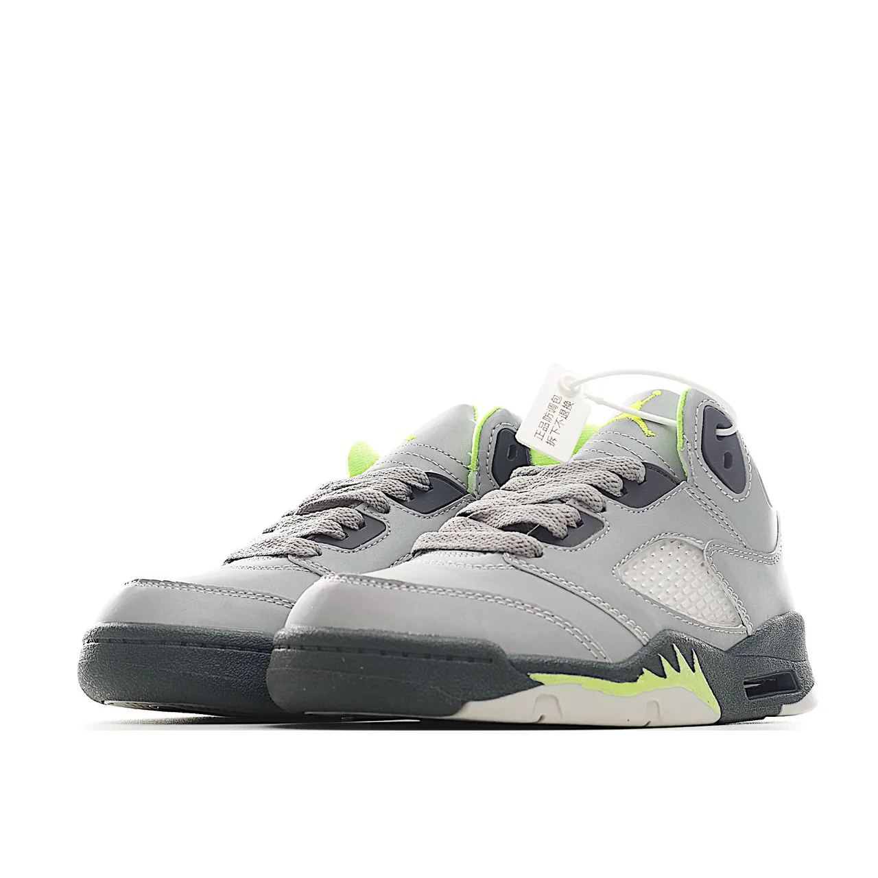 حذاء كرة السلة Air Jordan 5 أبيض أسود أحمر 15