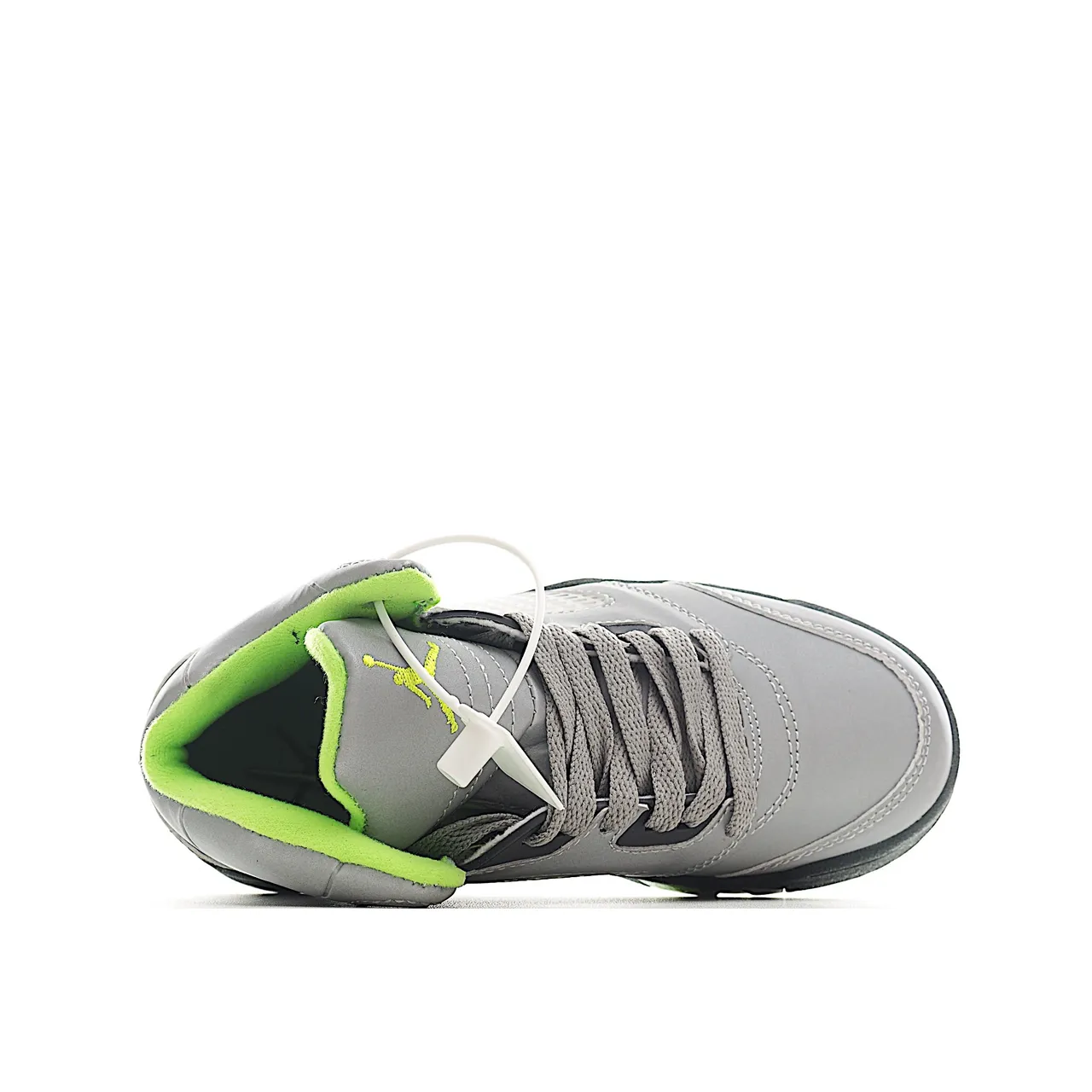 حذاء كرة السلة Air Jordan 5 أبيض أسود أحمر 17