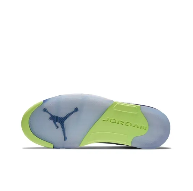 Air Jordan 5 白色紫色荧光绿粉色篮球鞋 2