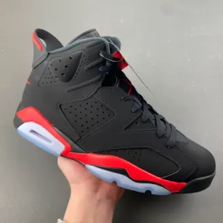 Zapatillas de baloncesto Air Jordan 6 negro rojo azul claro