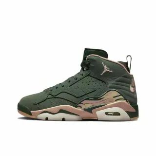 Tênis de basquete Air Jordan 6 verde-escuro rosa metálico