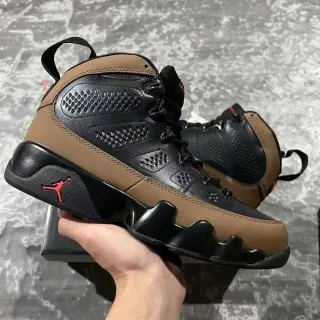 Air Jordan 9 黑色 棕色 红色 篮球鞋