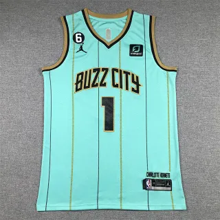 Regata de basquete Air Jordan Buzz City verde-azulado, dourado e preto