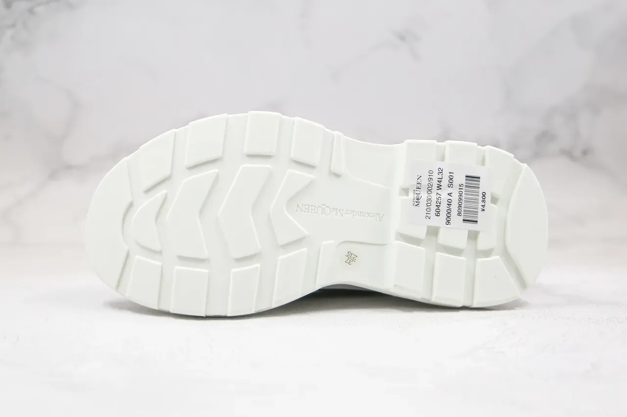 Alexander McQueen Sneakers Oversized Noires et Blanches Chunky 2