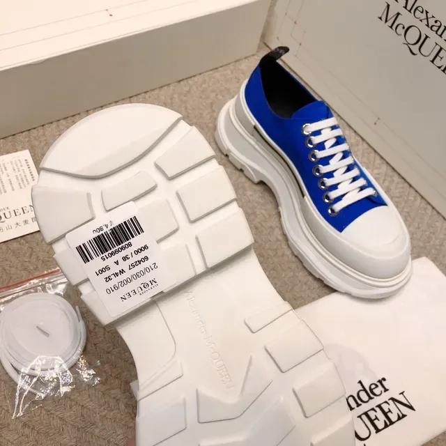 Alexander McQueen Oversized Sneaker Royal Blue White Lifestyle Sneakers 2