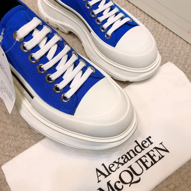 Alexander McQueen Oversized Sneaker Royal Blue White Lifestyle Sneakers 5