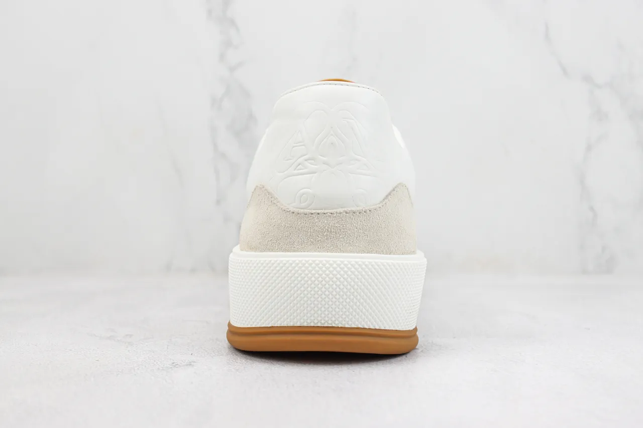 Alexander McQueen Oversized Sneaker White Tan Lifestyle Sneakers 9