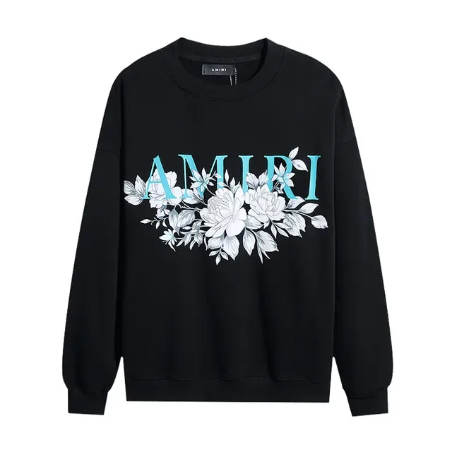 Amiri Suéter Crewneck com estampa floral gráfica 4
