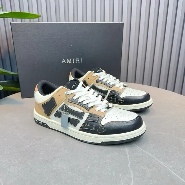 Amiri MA Court Beige Black White tênis estilo de vida 9