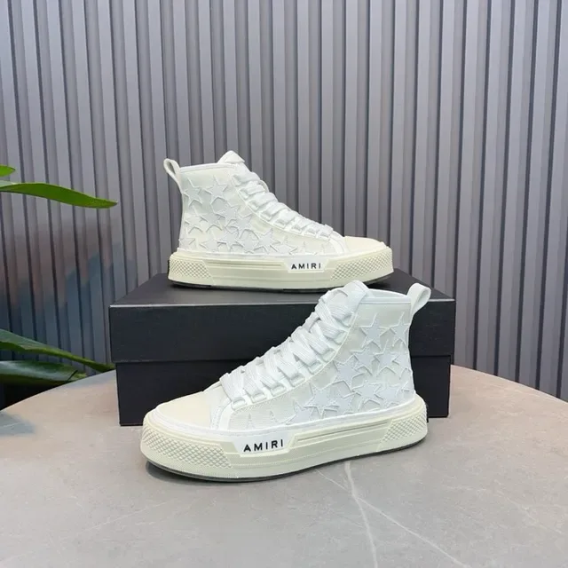 Amiri Skel Top High Off-White Star-Perforated লাইফস্টাইল স্নিকার 2