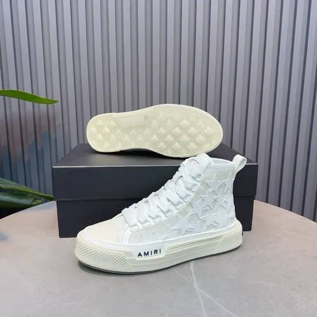 Amiri Skel Top High Off-White Star-Perforated লাইফস্টাইল স্নিকার 9