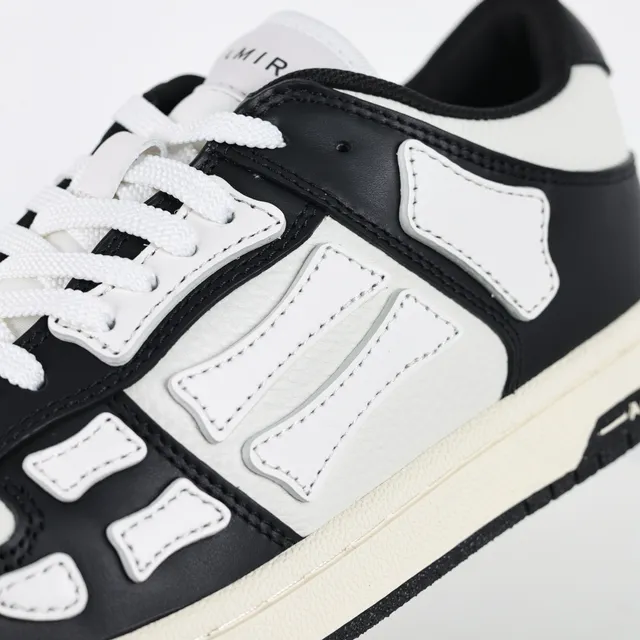 Amiri Skel Top Low Black and White Lifestyle Sneakers 6