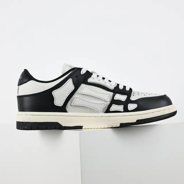 Amiri Skel Top Low Black and White Lifestyle Sneakers 7