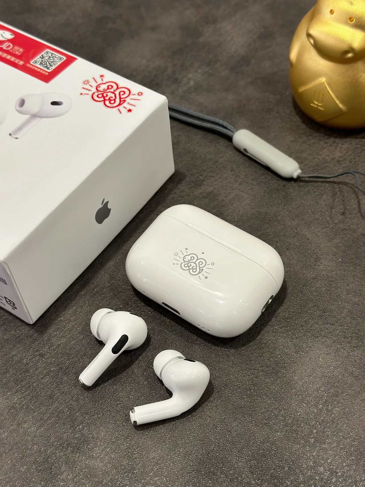 Apple AirPods Pro Blancs à tige courte embouts en silicone TWS écouteurs 2