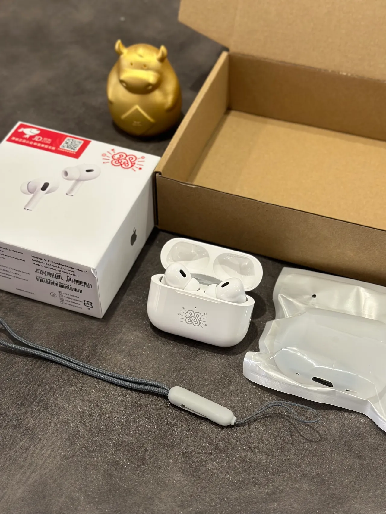 Apple AirPods Pro Blancs à tige courte embouts en silicone TWS écouteurs 5