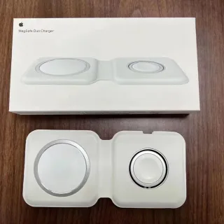 Apple MagSafe Duo White Silver Dual-Coil Foldable Charger