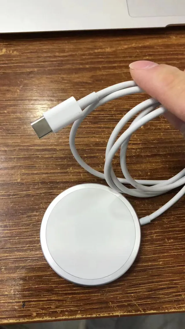 Apple MagSafe 白银圆形磁环充电器 14