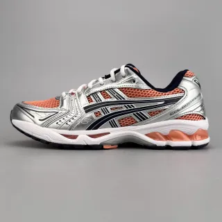 ASICS Gel-Kayano 14 Silver Peach Navy 跑鞋