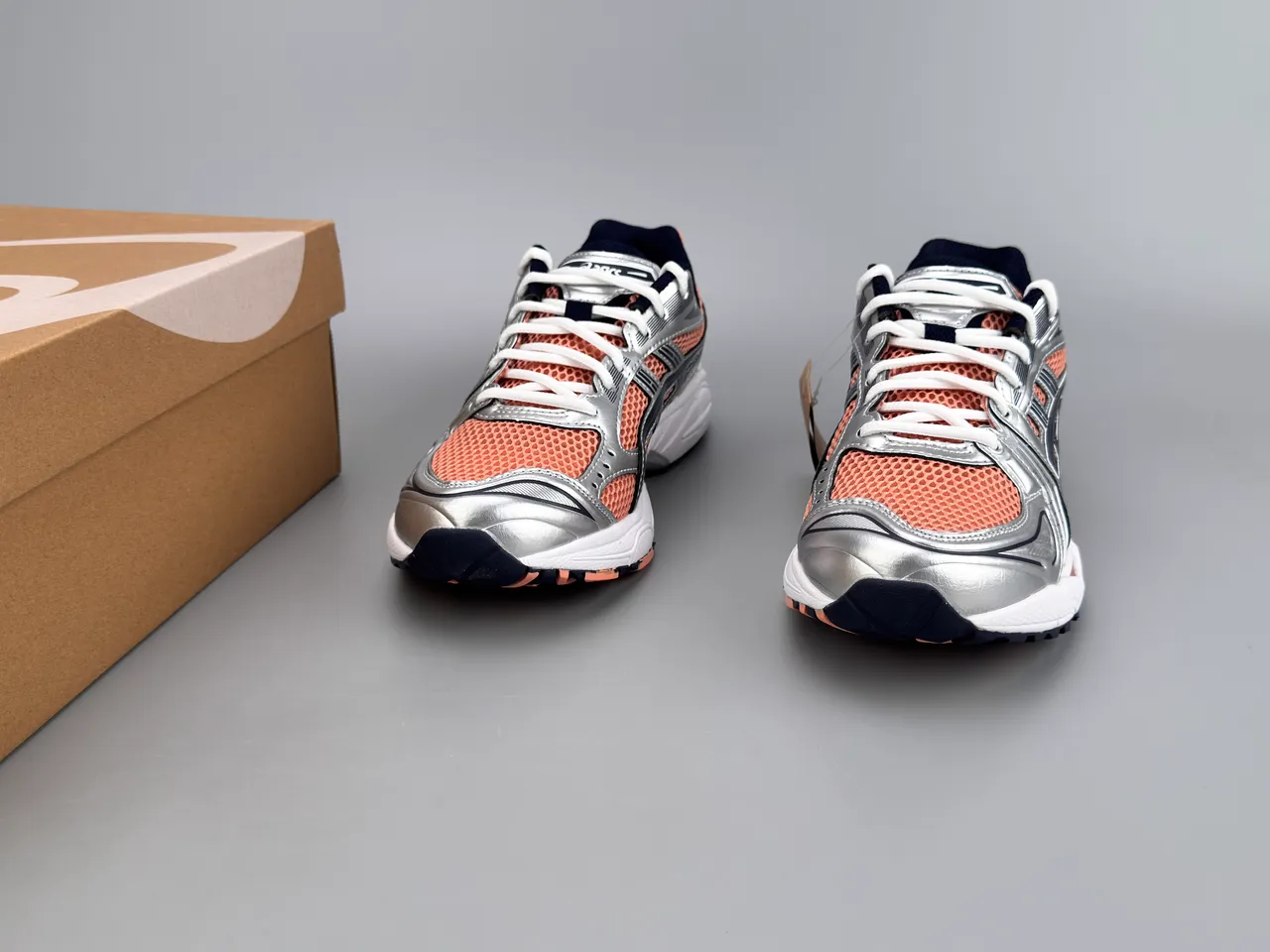 ASICS Gel-Kayano 14 Silver Peach Navy 跑鞋 3
