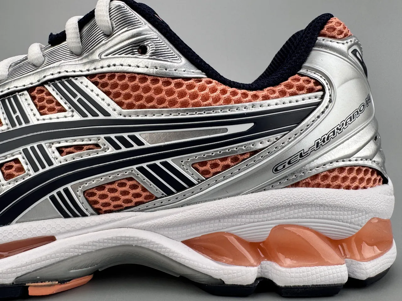 ASICS Gel-Kayano 14 Silver Peach Navy 跑鞋 5