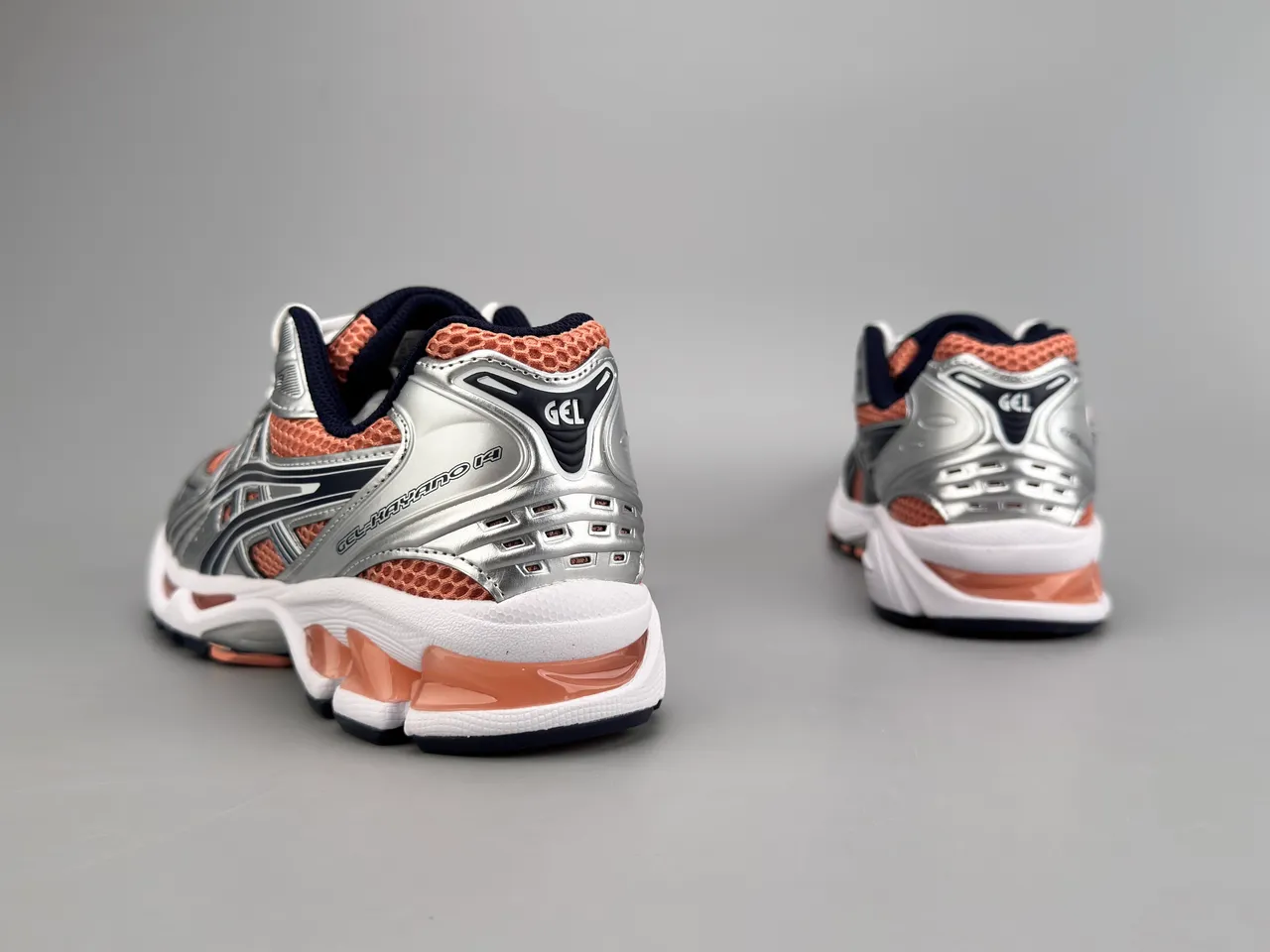 ASICS Gel-Kayano 14 Silver Peach Navy 跑鞋 8