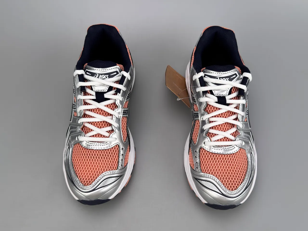 ASICS Gel-Kayano 14 Silver Peach Navy 跑鞋 9