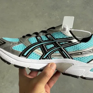 ASICS Gel-Kayano 浅蓝色 银色 黑色 跑鞋