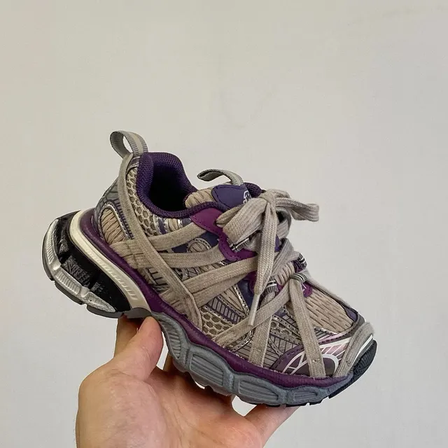 ASICS Gel-Lyte III Reissue Beige Purple Chunky Sneakers 4