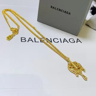 Balenciaga BB Drip Corrente de Ouro Colar