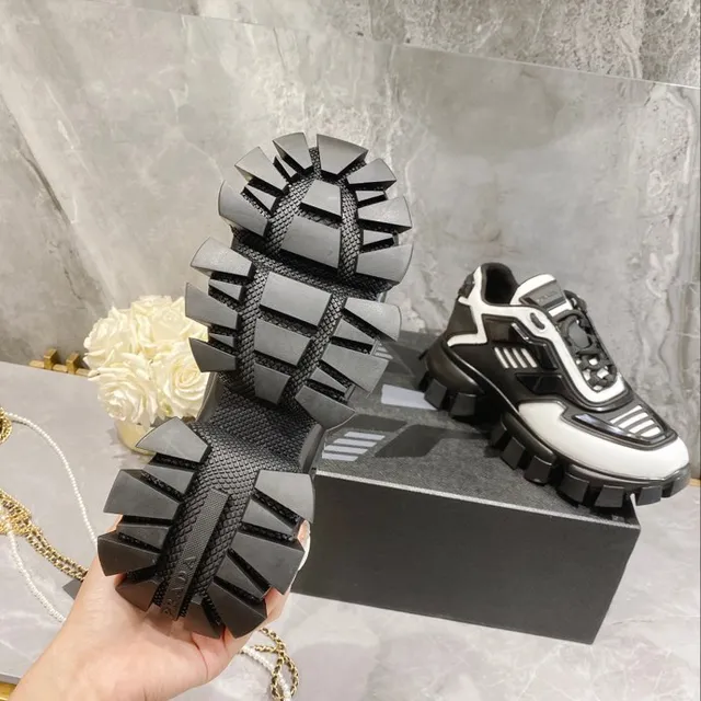 Balenciaga Black White Sole Asymmetrical Paneling Chunky Sneakers 2