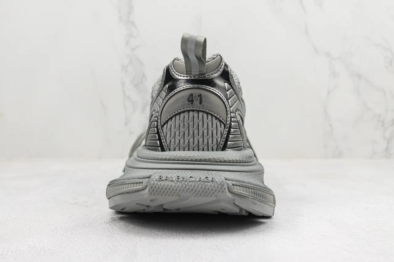 Balenciaga Defender Monochromatic Gray Chunky Sneakers 9