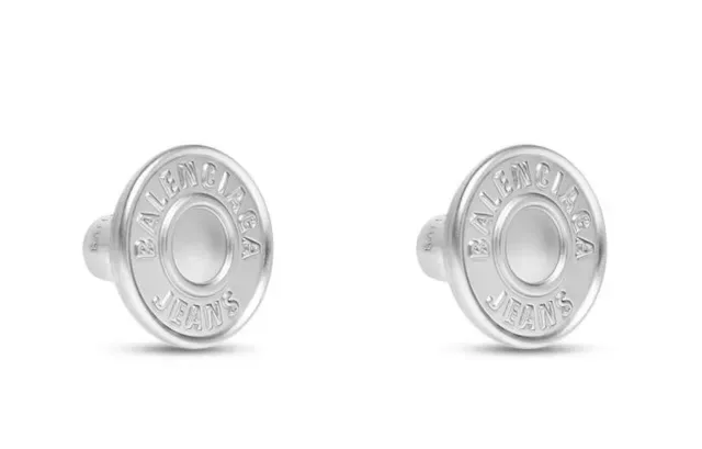 Balenciaga Jeans Boucles d'oreilles circulaires stud 4