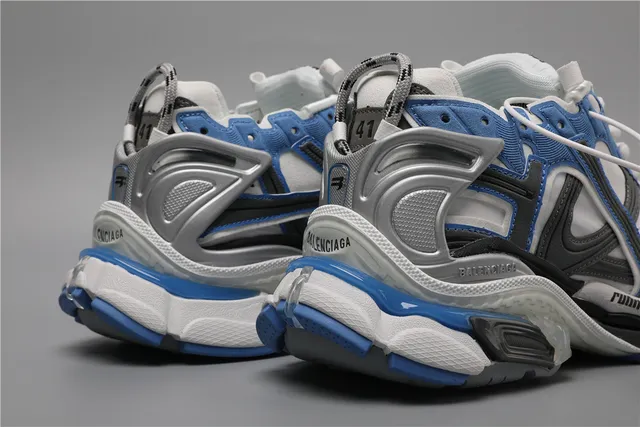 Balenciaga Runner 蓝色白色灰色 Chunky Sneakers 2