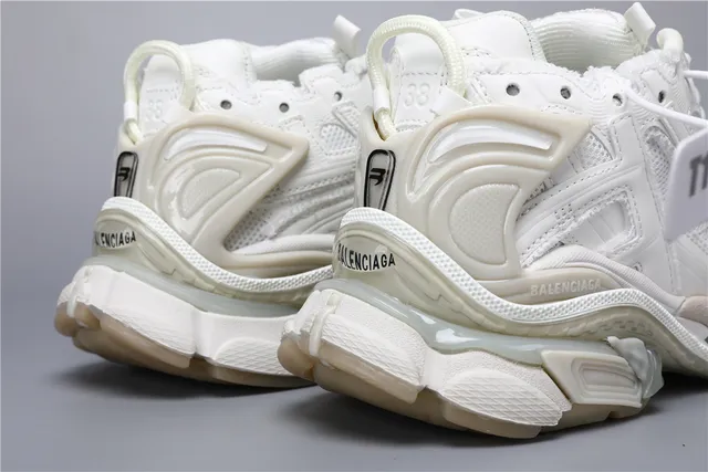 Balenciaga Runner zapatillas chunky blancas fluorescentes 2