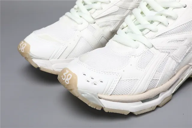 Balenciaga Runner zapatillas chunky blancas fluorescentes 4