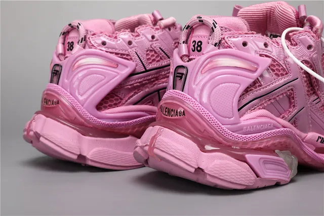 Balenciaga Runner zapatillas gruesas monocromáticas rosa 2